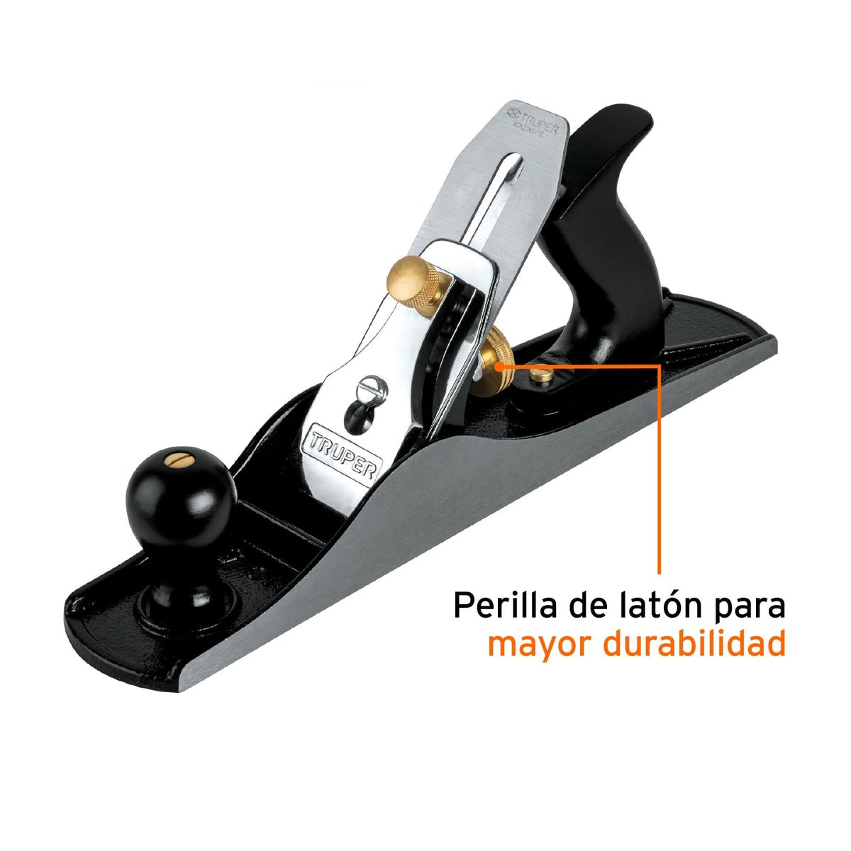 TRUPER - Cepillo Carpintero Truper N°4 - Ancho Corte 2  Base Estriada