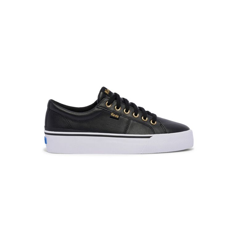 Zapatilla Cuero Negra Mujer Jump Kick Duo