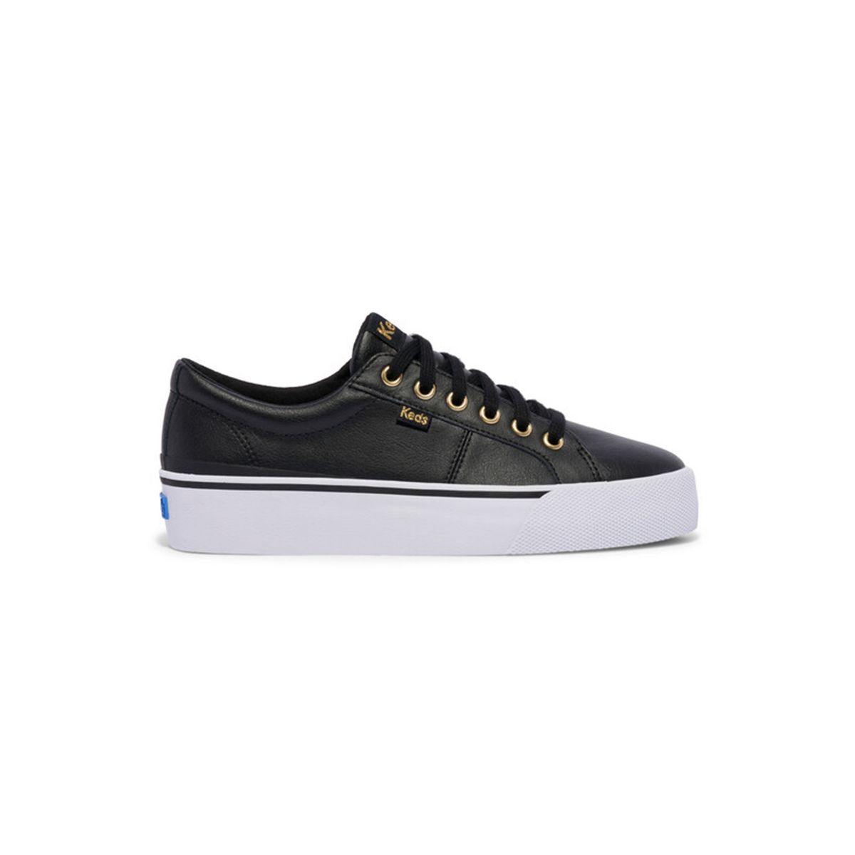 KEDS - Zapatilla Cuero Negra Mujer Jump Kick Duo KEDS