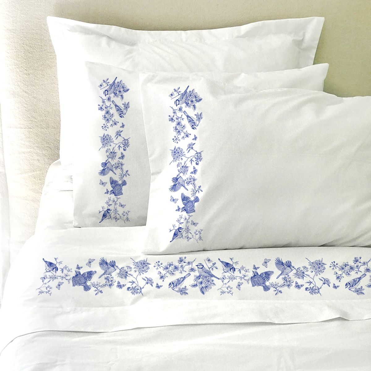 TUYO PRINT - Juego de Sábanas King Porcelana - Tuyo Print