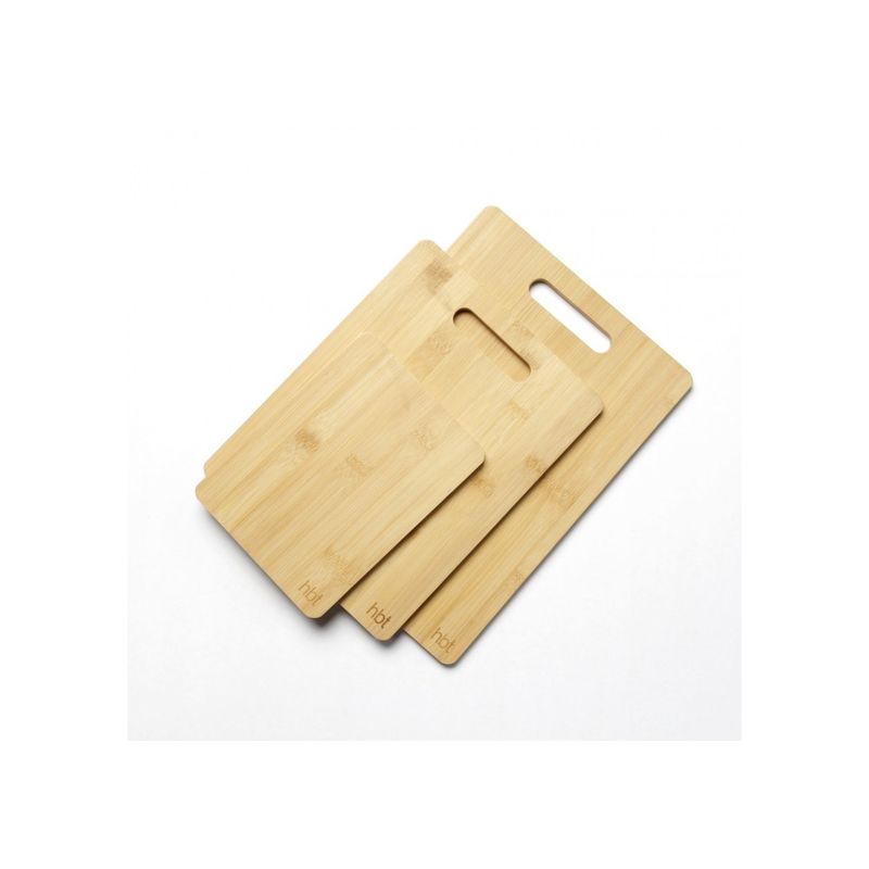 HBT - Set 3 Tablas Cortar Bambú Natural