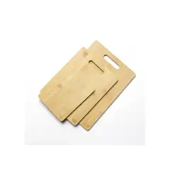 HBT - Set 3 Tablas Cortar Bambú Natural