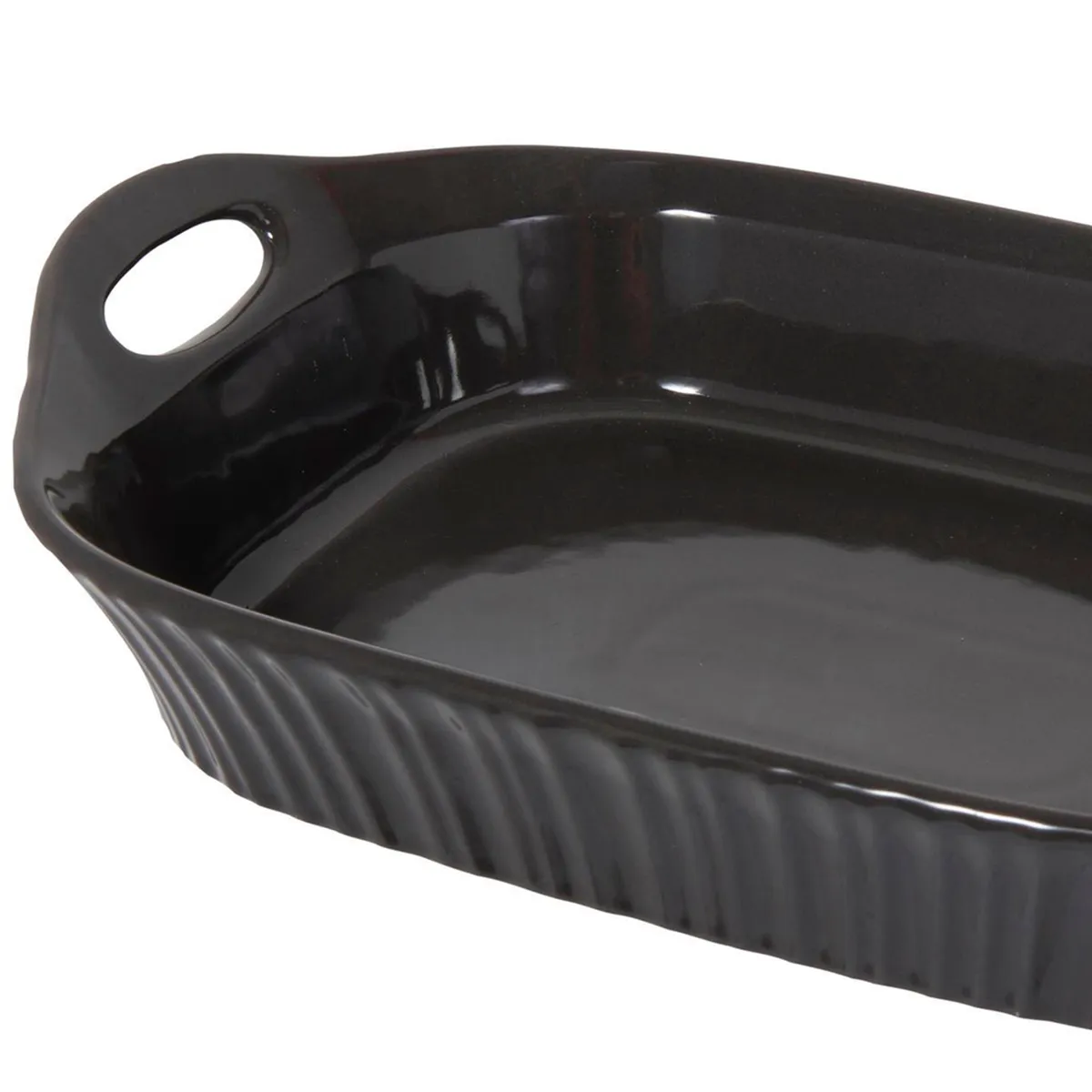 MALLORCA - Fuente Decorativa Porcelana Canasta Negra