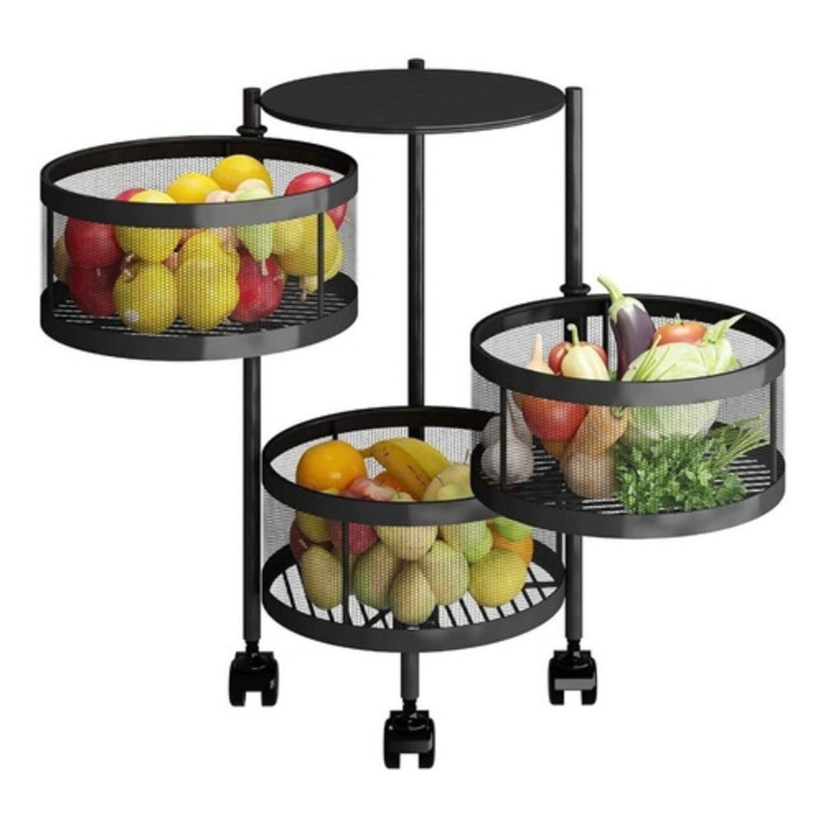 COLOR LAB - Frutera y verdulera de cocina 3 pisos COLOR LAB