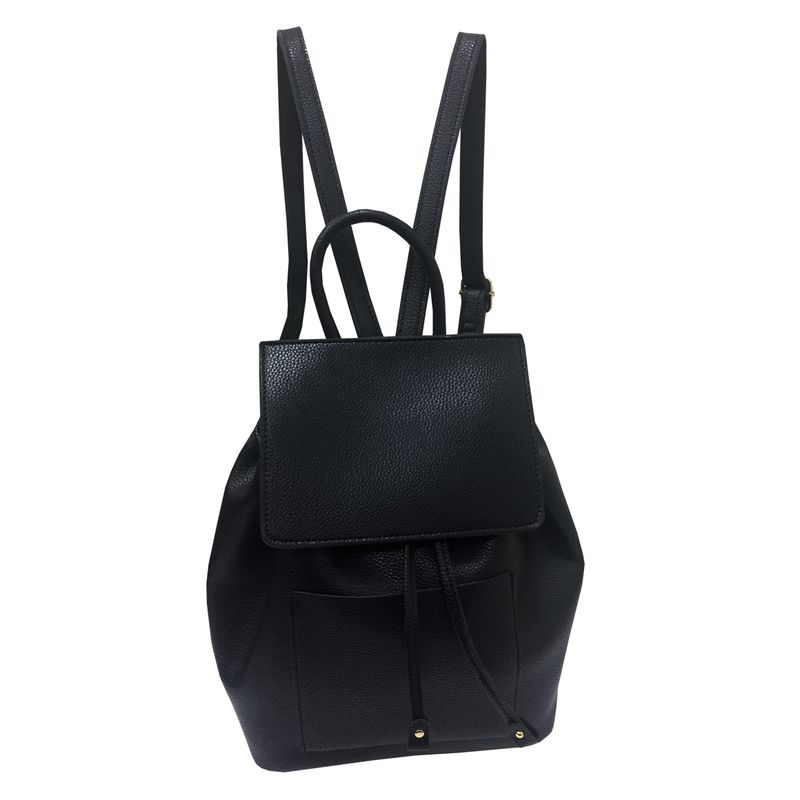 TODOPIEL - Mochila Ecocuero Mujer Negro Todopiel