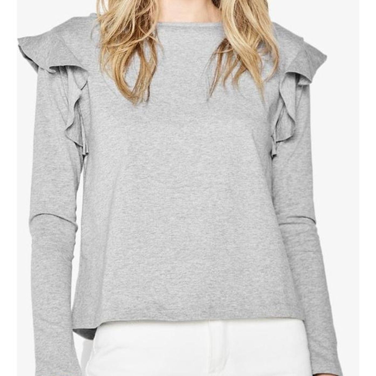 JACINTA TIENDA - Polera Olimpia gris Jacinta Tienda