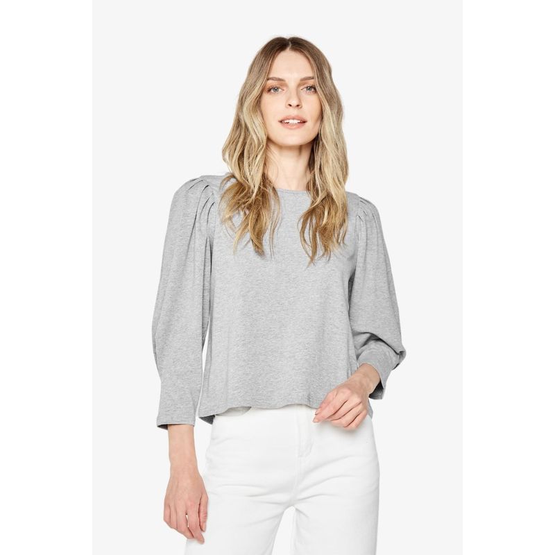 JACINTA TIENDA - Polera Alicia gris Jacinta Tienda