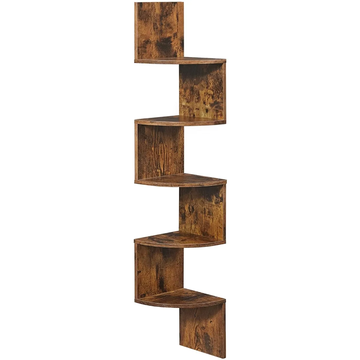 SPACEZAT - Mueble Estante Esquinero ZigZag Estilo Industrial