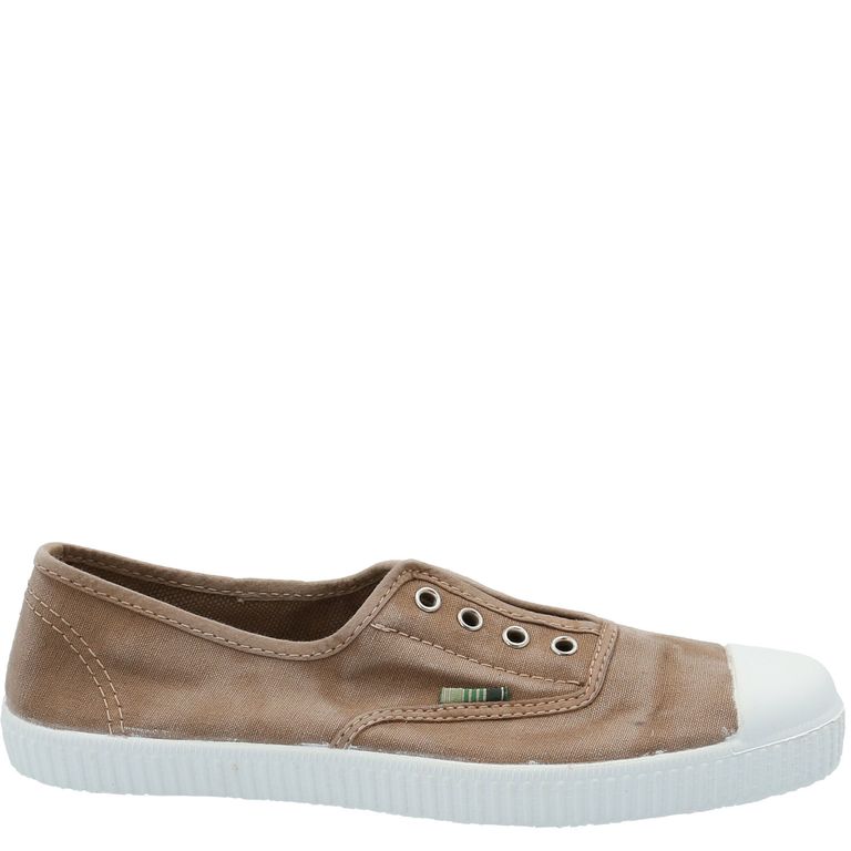 Zapatilla Mujer Greece Café Claro