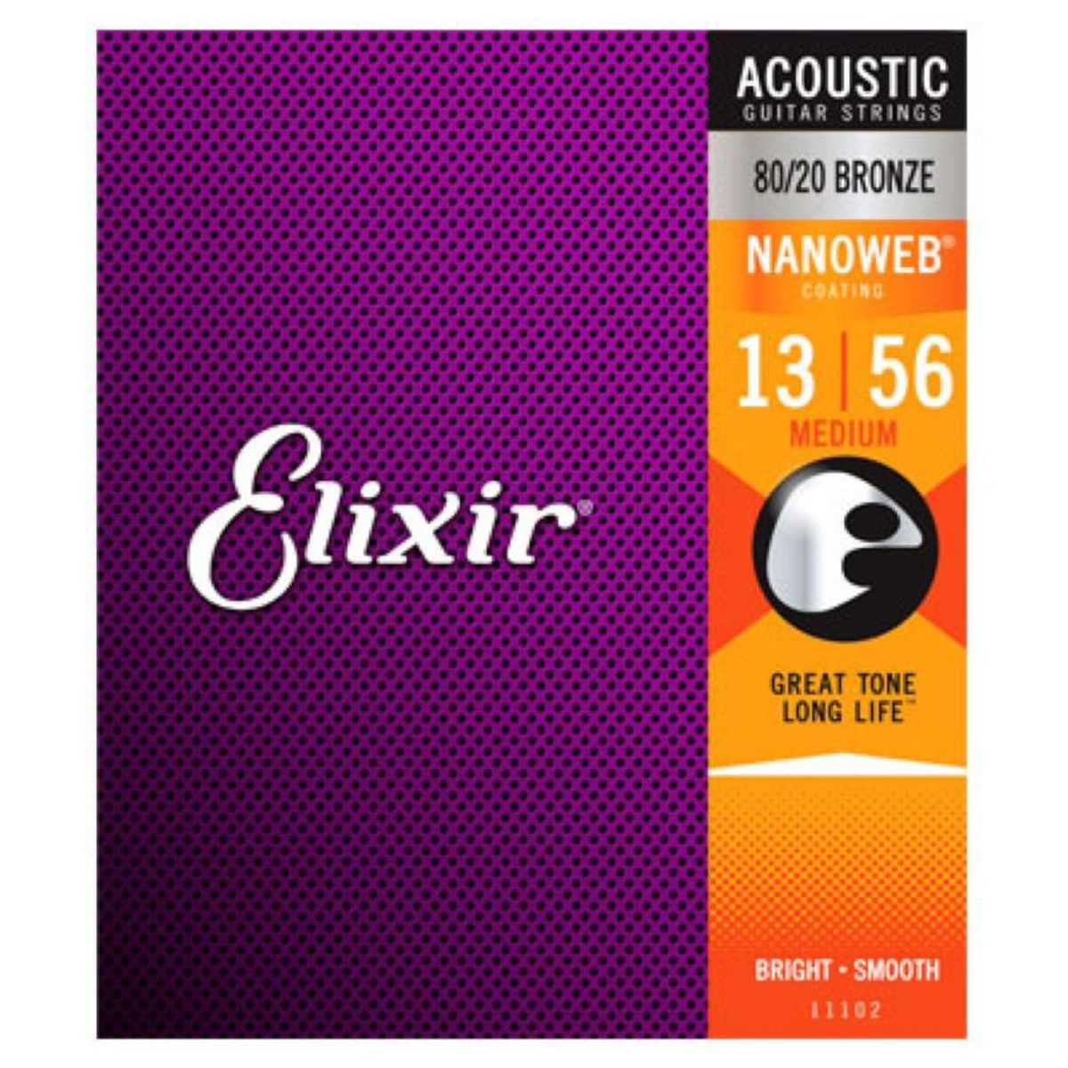 ELIXIR - Cuerdas para guitarra acustica Elixir 11102 - Multicolor