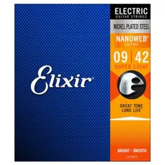 ELIXIR - Cuerdas para guitarra electrica 12002 - Multicolor