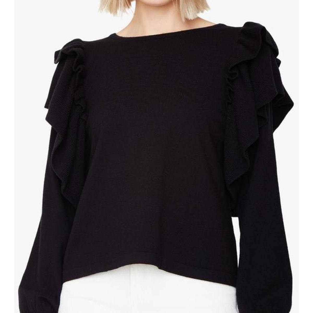 JACINTA TIENDA - Chaleco Olimpia doble negro Jacinta Tienda