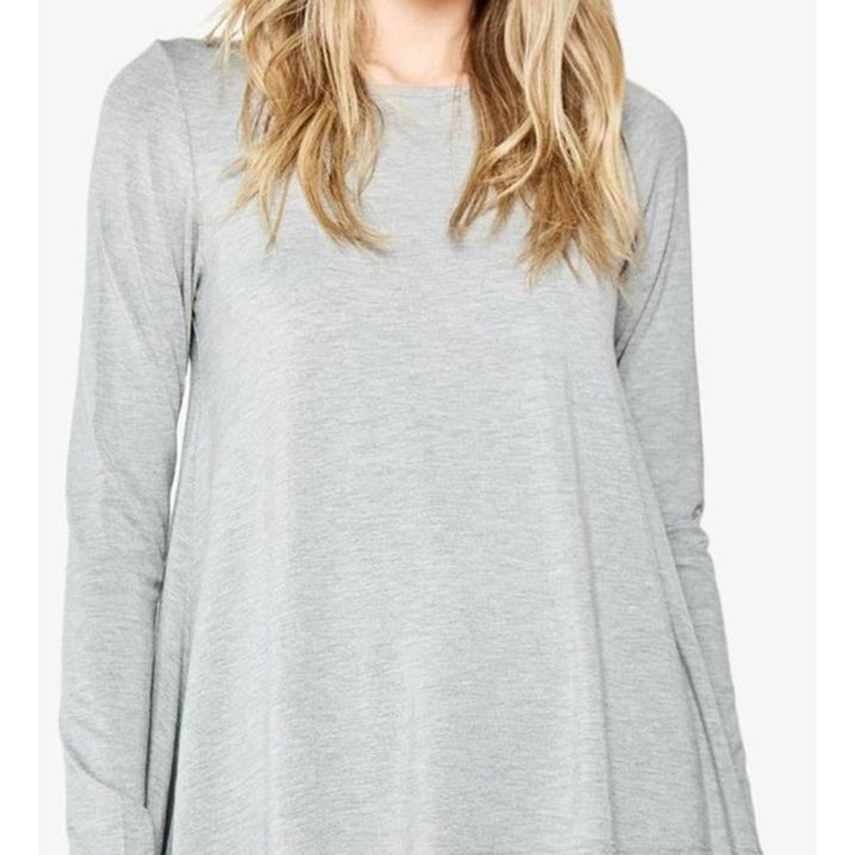 JACINTA TIENDA - Polera Bianca Campana gris Jacinta Tienda