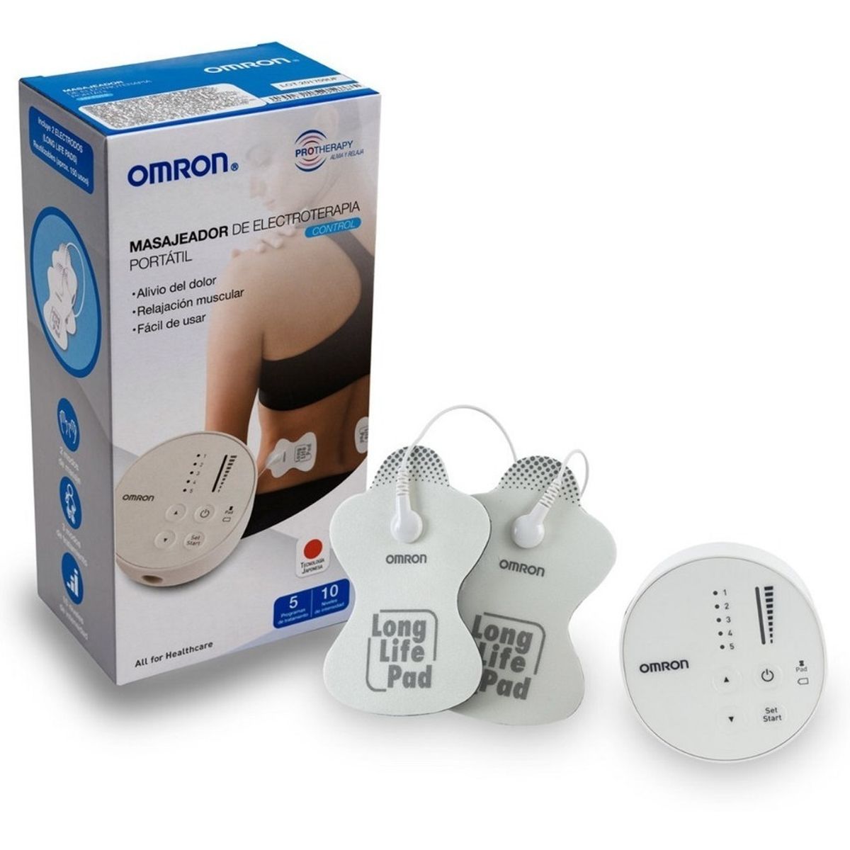 OMRON - Masajeador De Electroterapia Portatil Hvf013