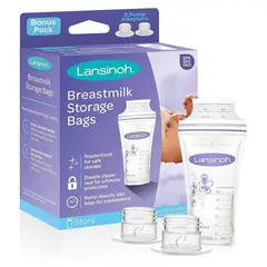 LANSINOH - Bolsa almacenamiento 50unadaptador