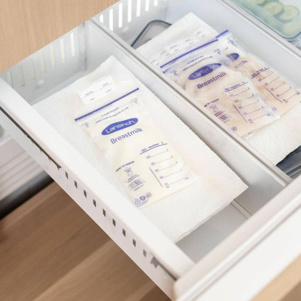 LANSINOH - Adaptador Extractor y Bolsas Almacenamiento, 50 unid.