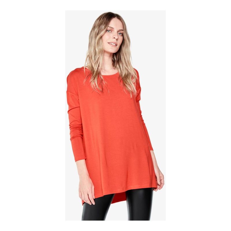 JACINTA TIENDA - Polera Alana coral Jacinta Tienda