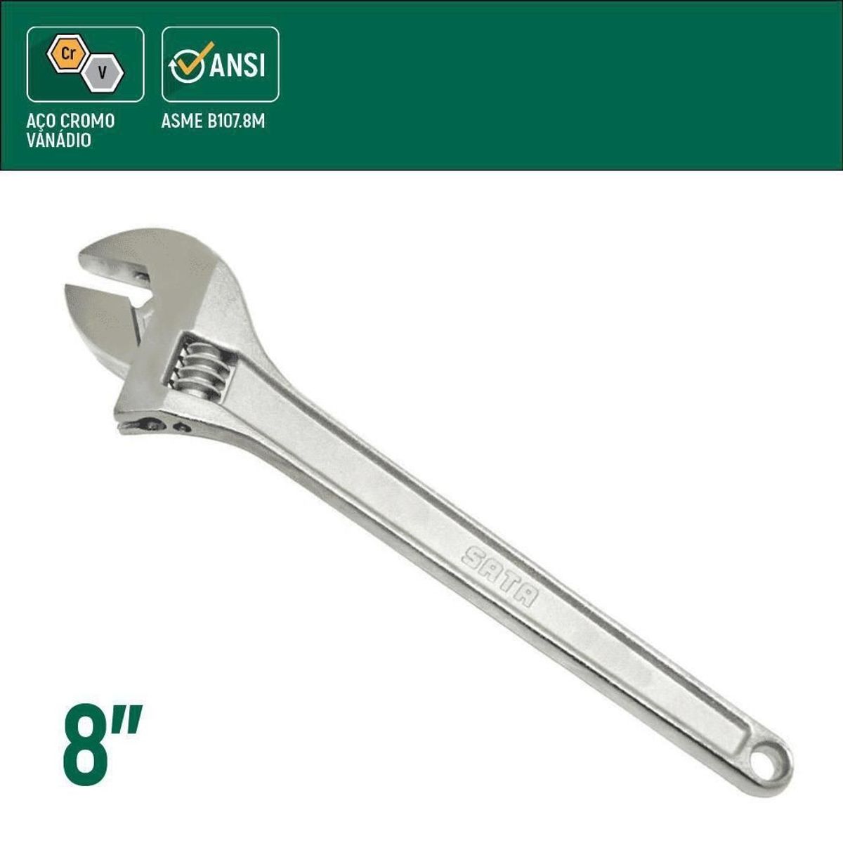 SATA - Llave Francesa Ajustable 8 " Sata