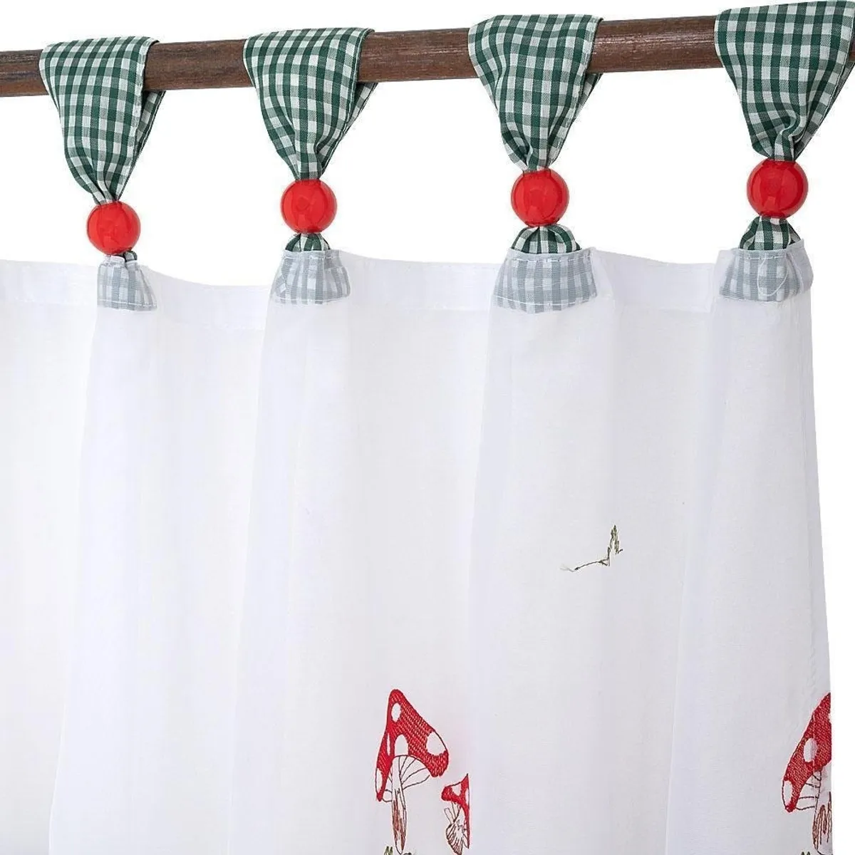 CHANTILLY - Cortina Velo Cocina Hongos 120x135 Cm.