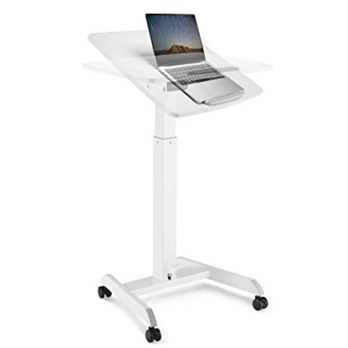 ERGOSTORE - Escritorio Elevable Portátil Ergostore Blanco 80x60 cm