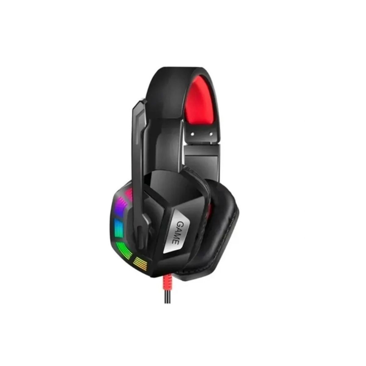 GENERICO - Audifono Gamer Rgb Y Microfono Pc Adaptador A Ps4