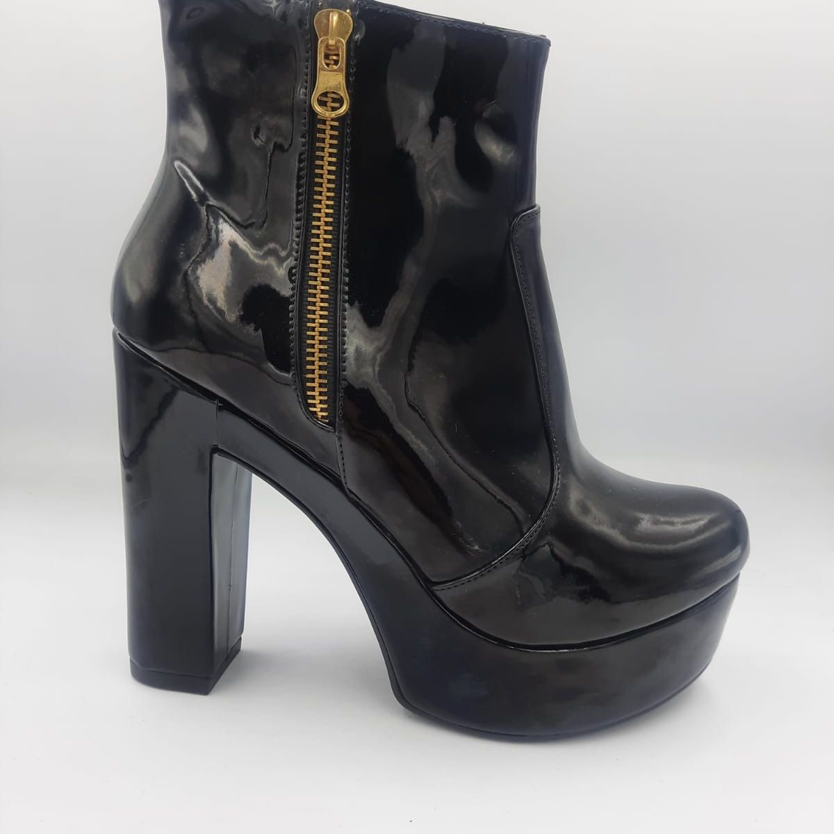 IMPORTADORA PASCALE MC - Botín Mujer Alto cierre dorado