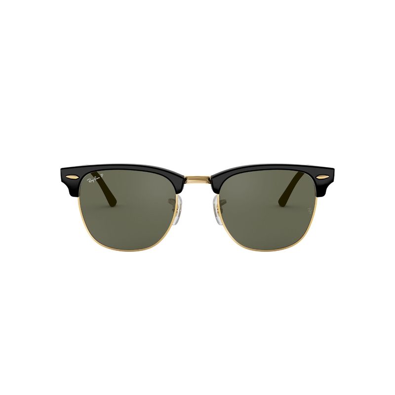 RAY BAN - Lentes de Sol Clubmaster Negro Polarizados