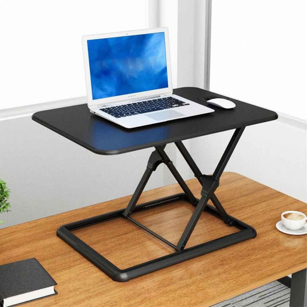 ERGOSTORE - Convertidor Escritorio Alzador Ajustable para Notebook Oficina Hogar