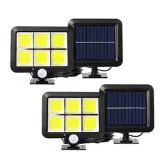 GENERICO - Pack 2 Foco Solar Led Exterior 120 leds
