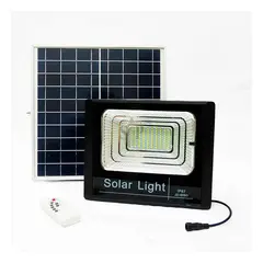GENERICO - Foco 40w Ip67 Con Panel Solar Exterior Control