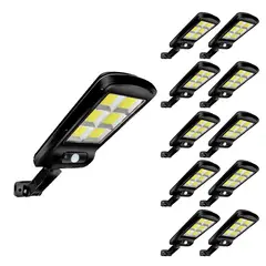 GENERICO - Pack 10 Foco Exterior Iluminación Solar Led