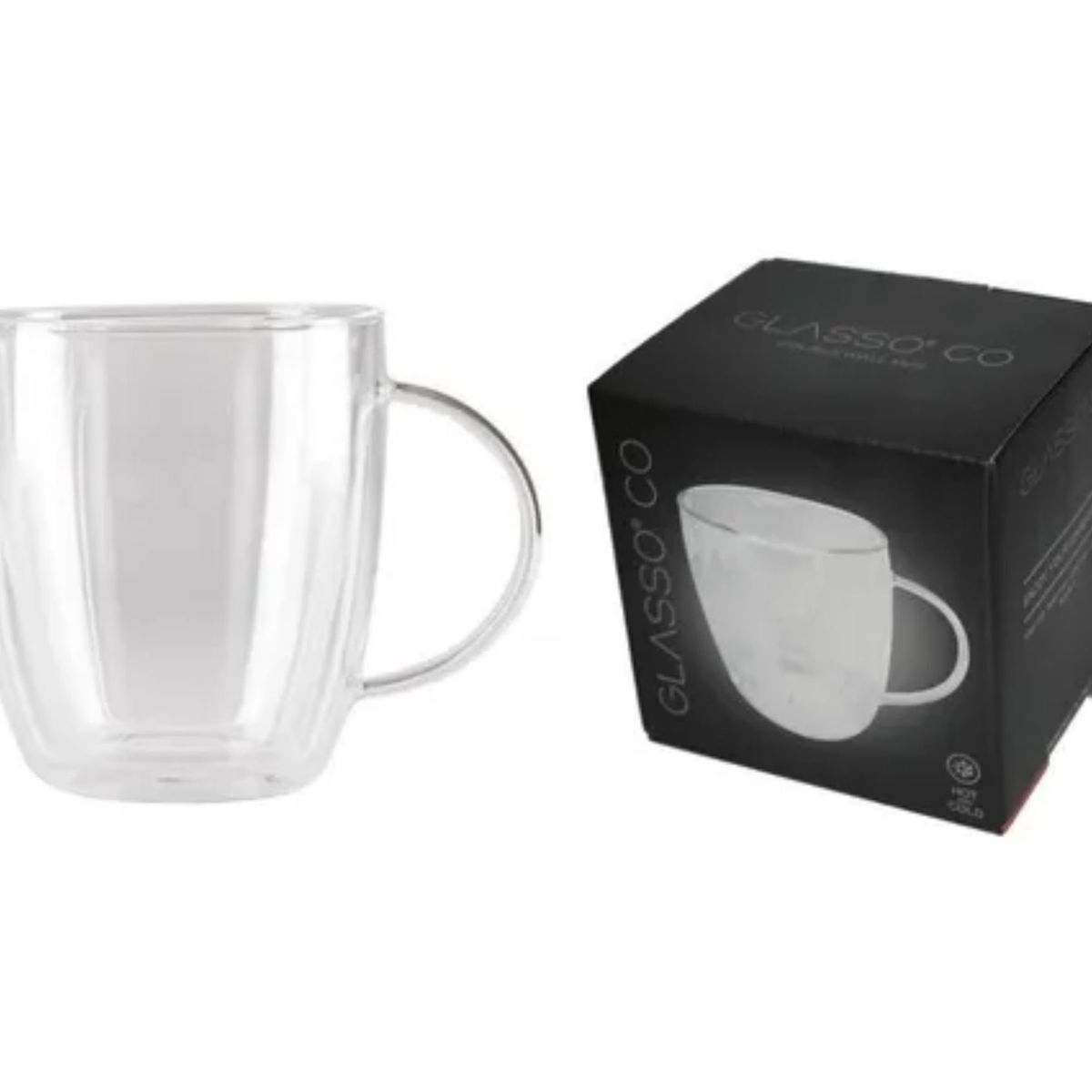 GLASSO - Tazon Vidrio Doble Pared 470ml Glasso GLASSO