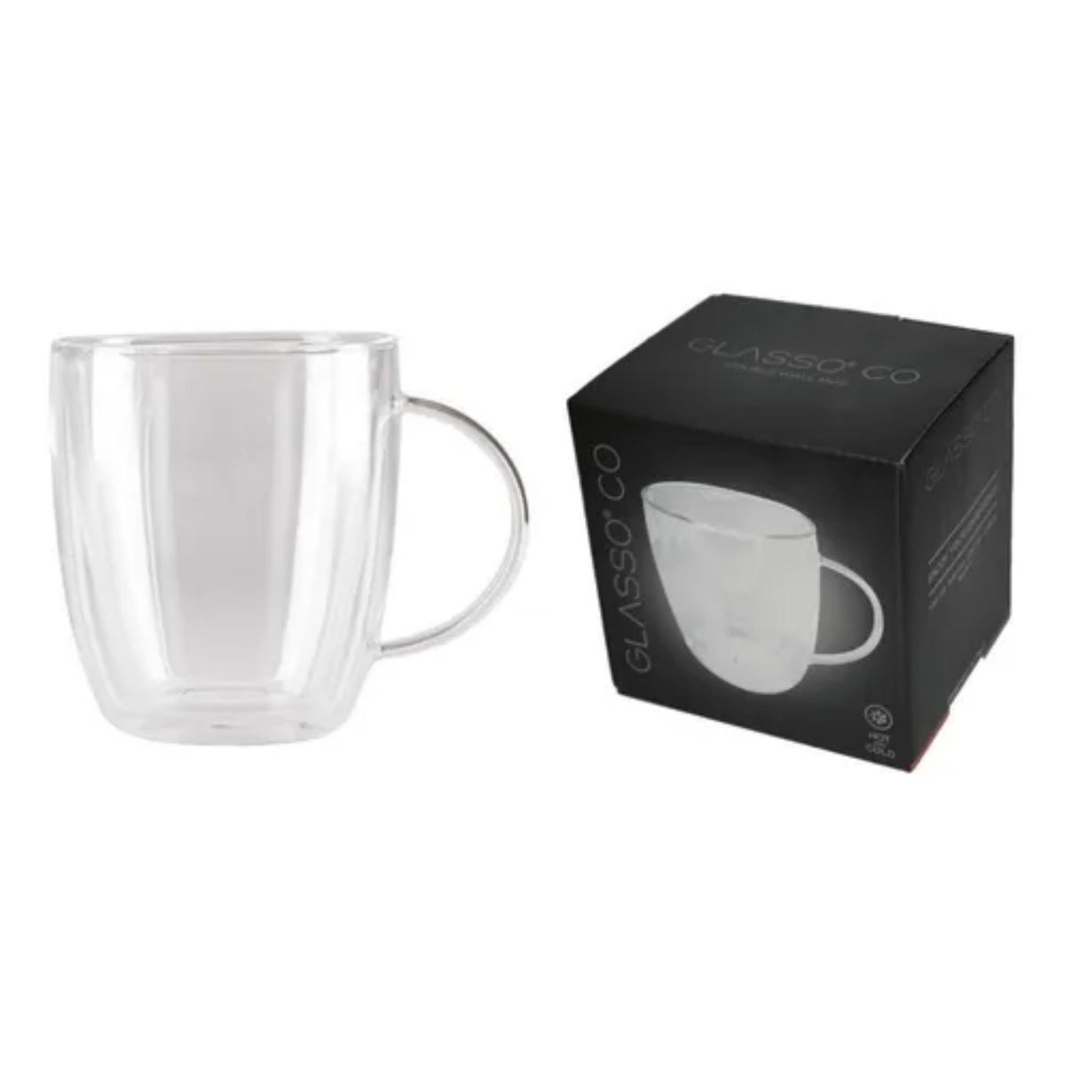 GLASSO - Tazon Vidrio Doble Pared 470ml Glasso GLASSO