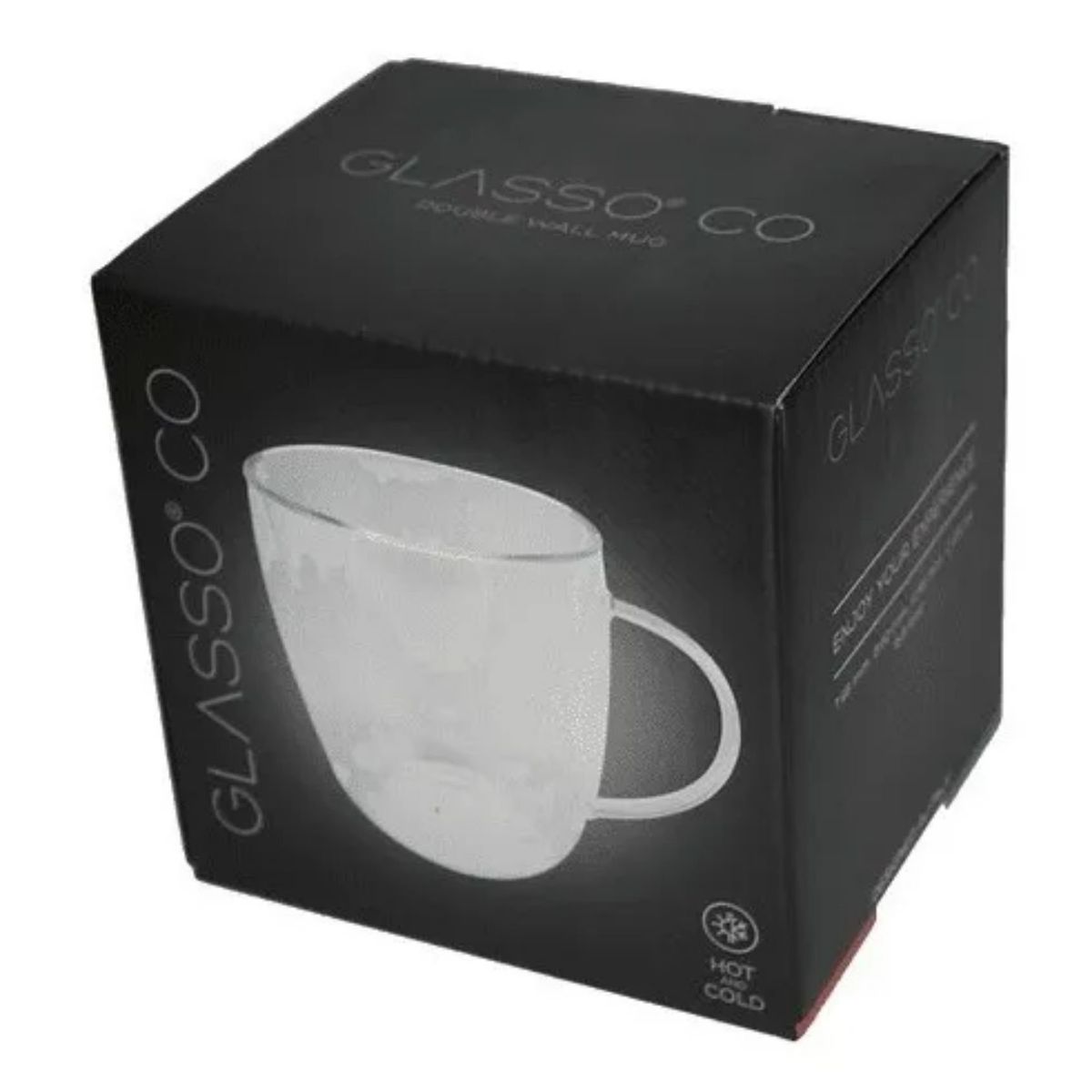 GLASSO - Tazon Vidrio Doble Pared 470ml Glasso GLASSO