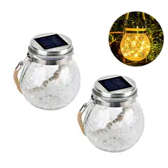 GENERICO - Pack 2 Farol Solar Led Para Jardín