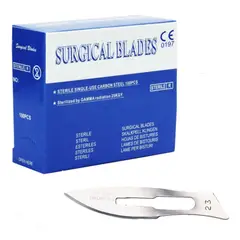 NIPRO - Hoja Bisturí N°23 Surgical Blades Caja 100 Un