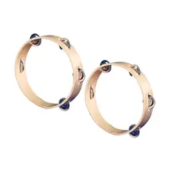 SEIGARD - Par De Panderos 5 Sonajas15401-2 Color Beige