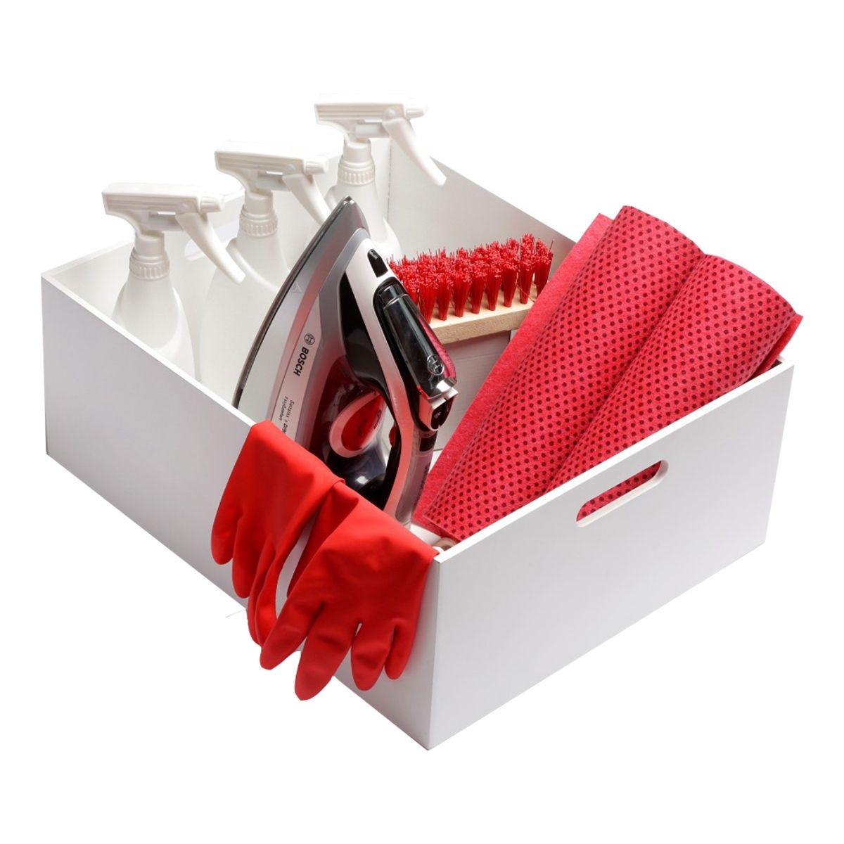 HBT - Caja Bambu hbt Blanco Tamaño L 38x29x18 cm