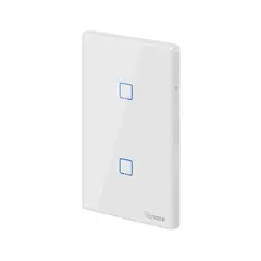 SONOFF - Interruptor inteligente pared Blanco 2 canales