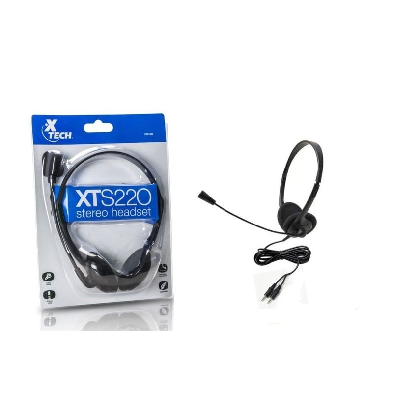 XTECH - Auricular estereo Xtech XTS-220 XTECH - Negro