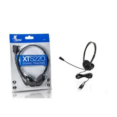 XTECH - Auricular estereo XTS-220 - Negro