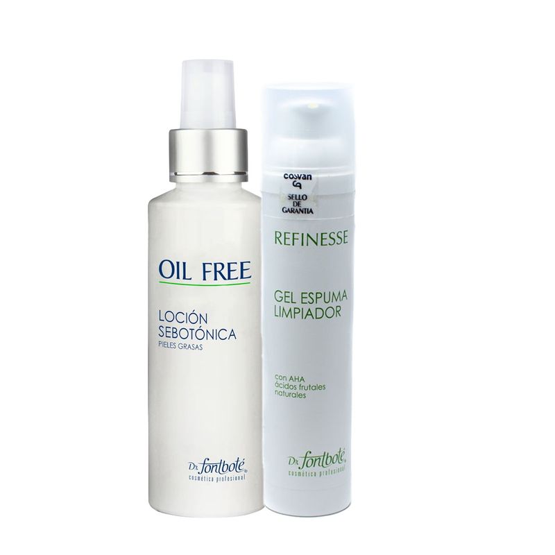 DR FONTBOTE - Locion Sebotonica 150 ml Y Gel Espuma Aha 100 Ml Dr Fontbote