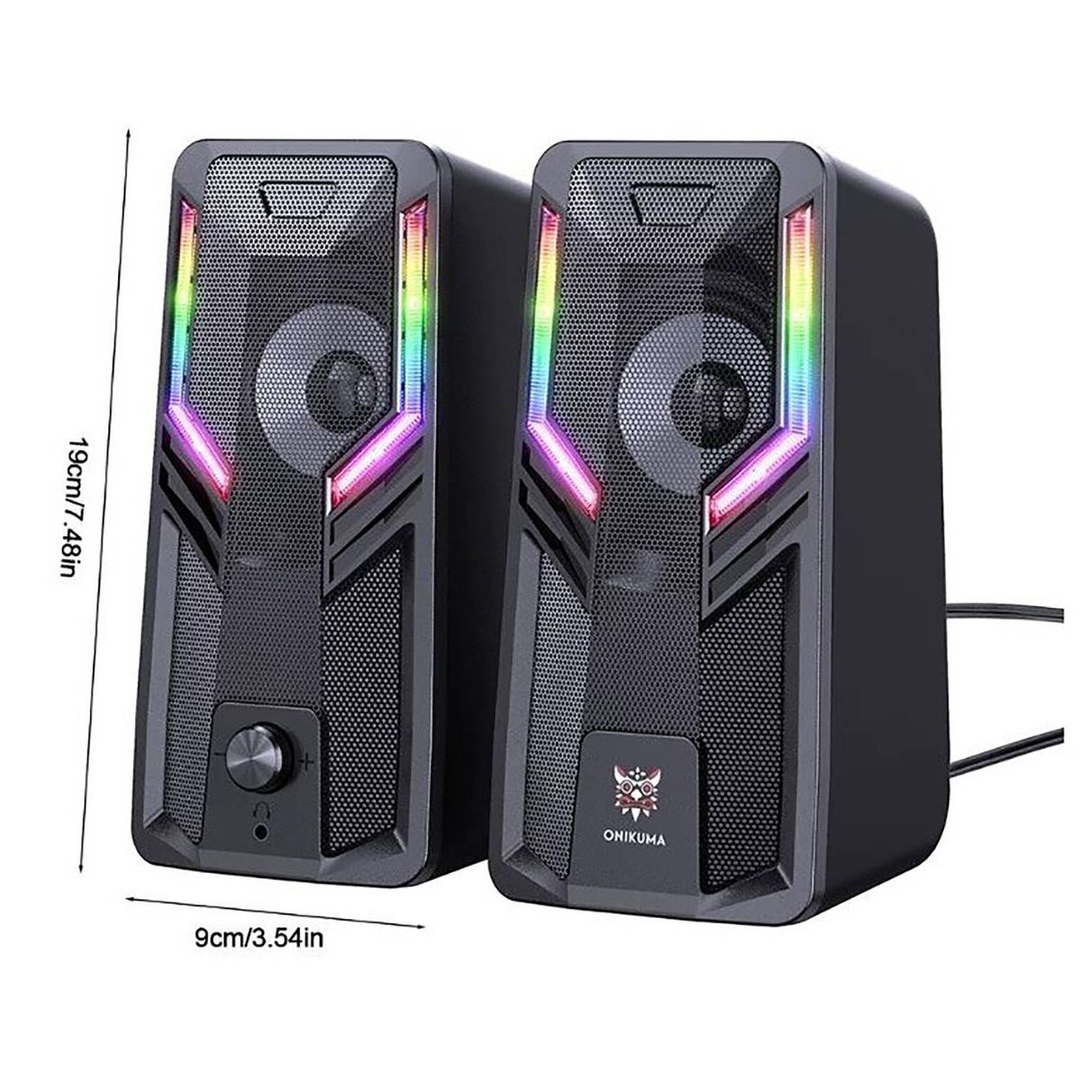 ONIKUMA - Parlantes Gamer Rgb Onikuma G6