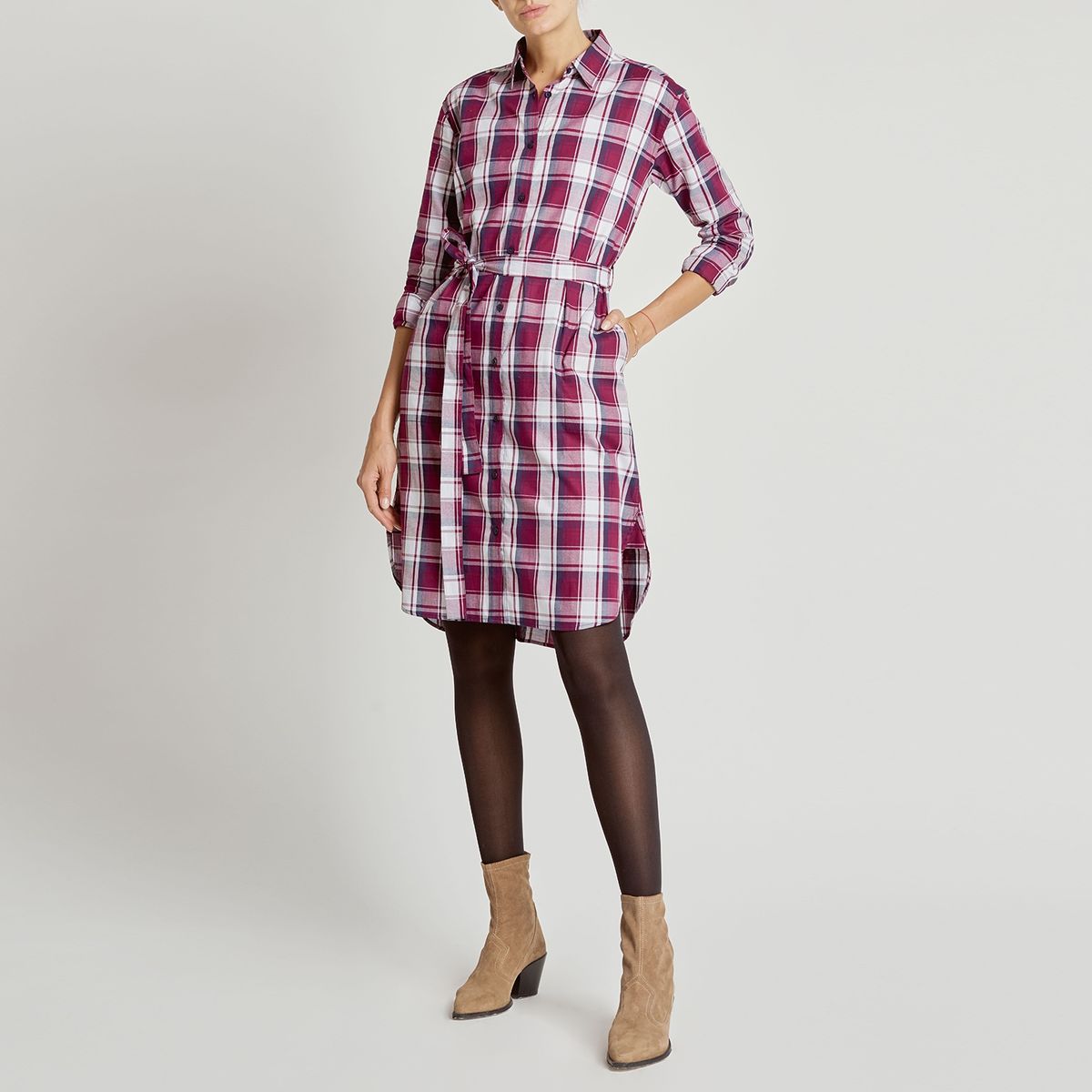 CANADIENNE - Vestido Canadienne Ajenjo