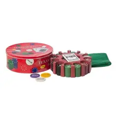 GENERICO - Caja Juego Póker 240 Piezas Y Accesorios