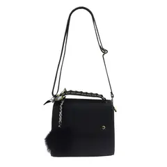 TODOPIEL - Cartera Ecocuero Mujer Negro