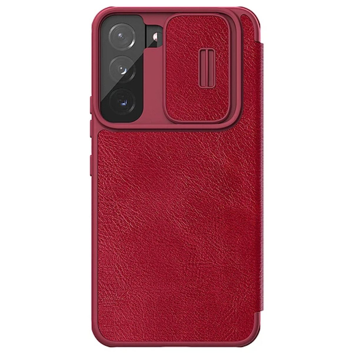 NILLKIN - Carcasa Nillkin Flip Cover Para Samsung S22 Plus - Rojo