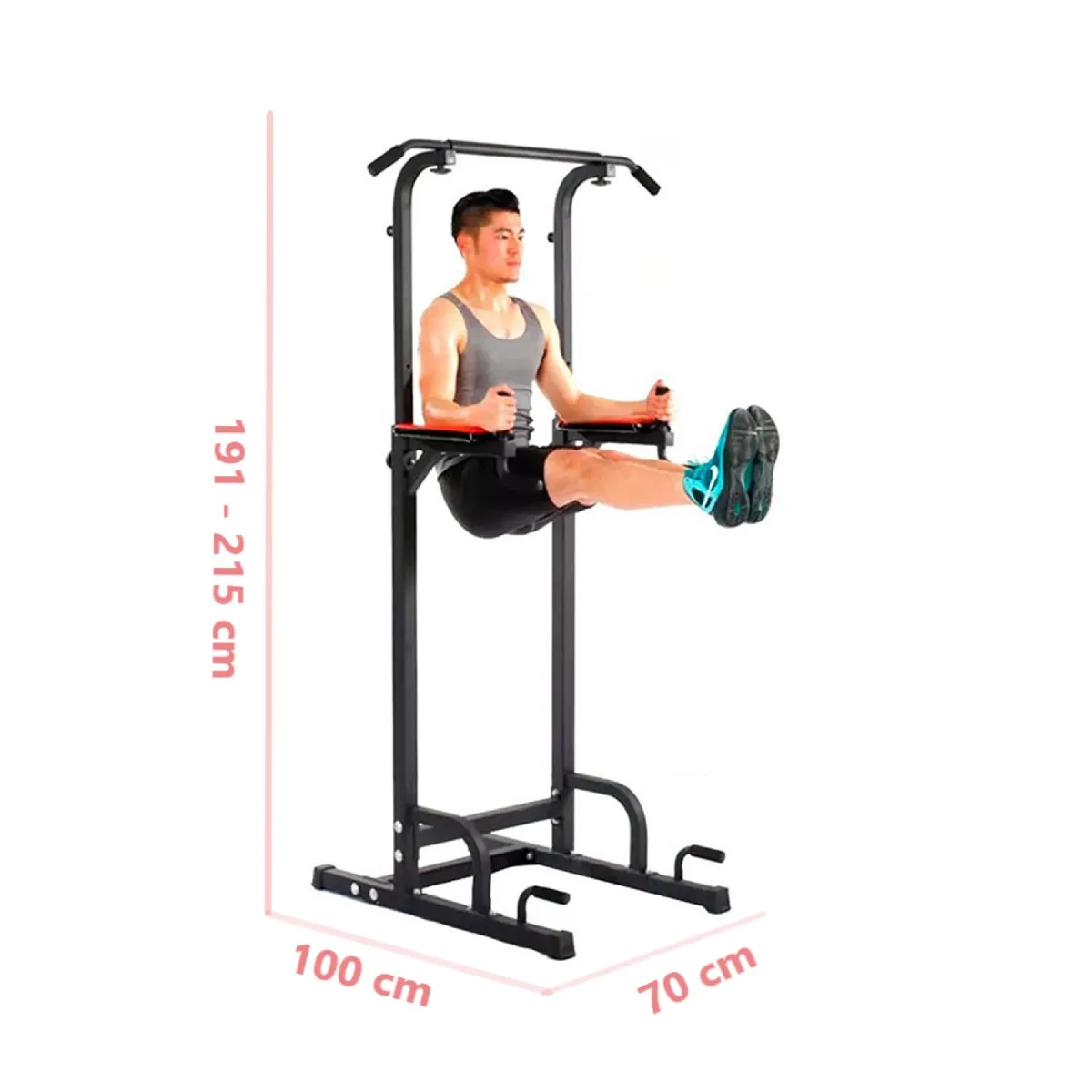 21K SPORTS - Barra Dominada Torre Estación Multifuncional Fitness 20 en 1