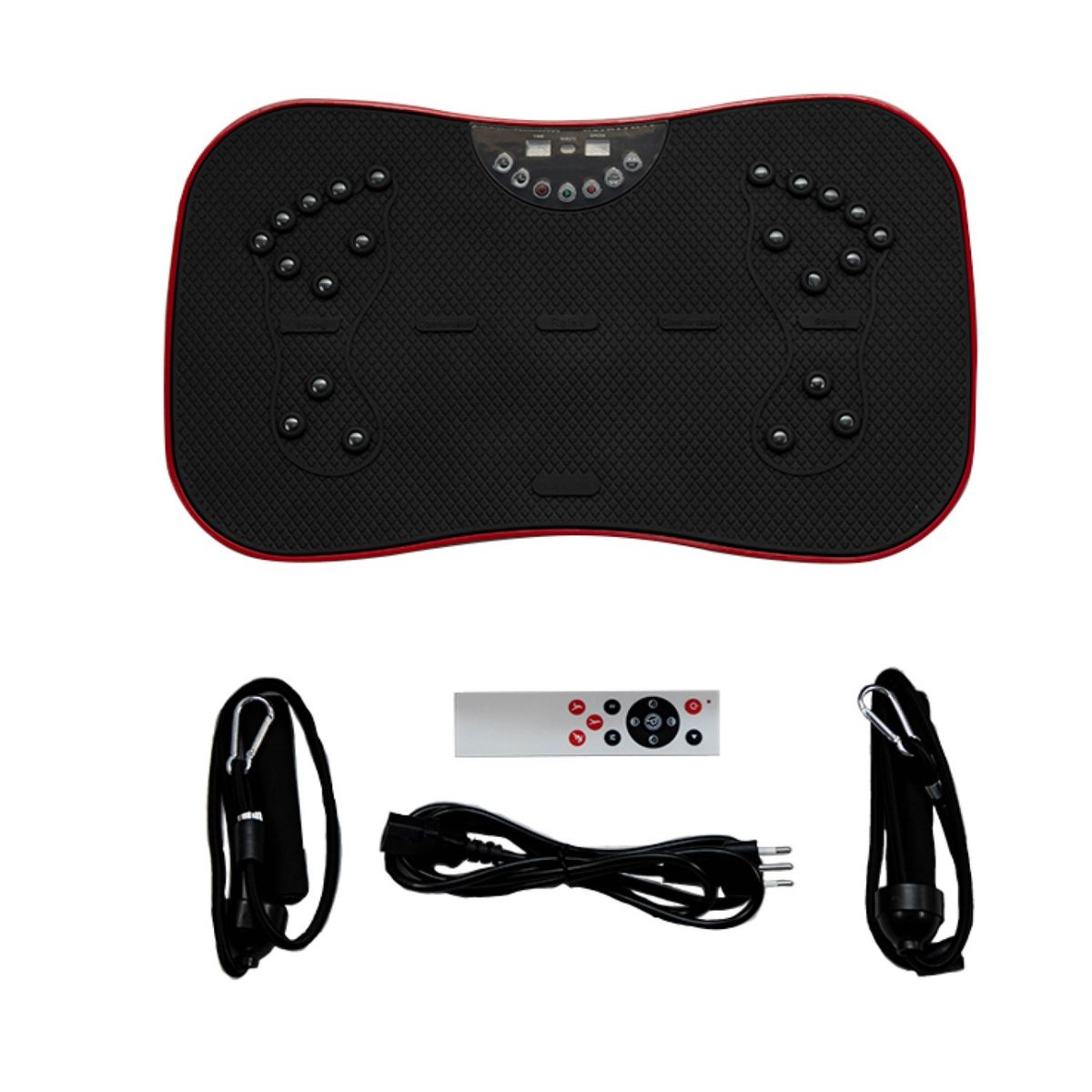 SPORTIME - Plataforma Vibratoria Pro Imanes Negro-Rojo