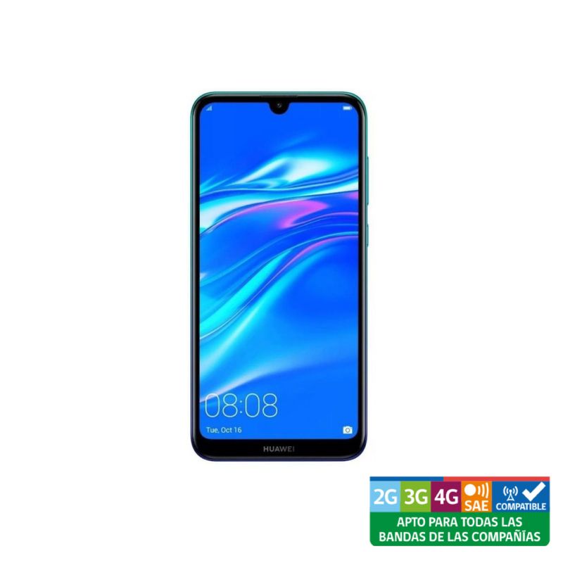 HUAWEI - Huawei Y7 2019 32GB Azul Reacondicionado